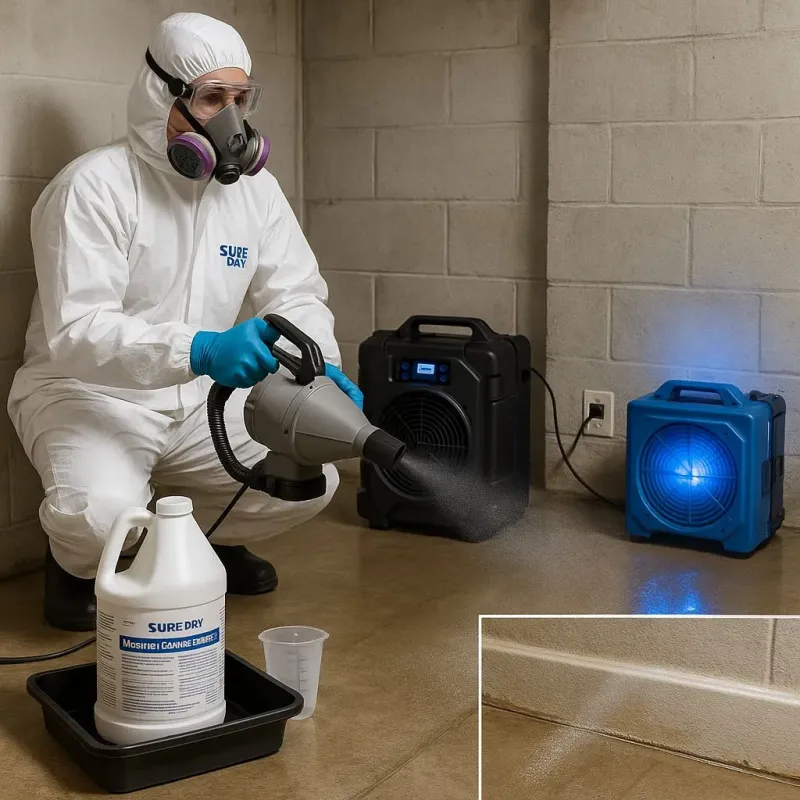 Sanitization and Odor Removal process in Strong, ME