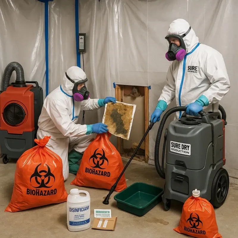 Contaminated Water Handling Protocols process in Strong, ME